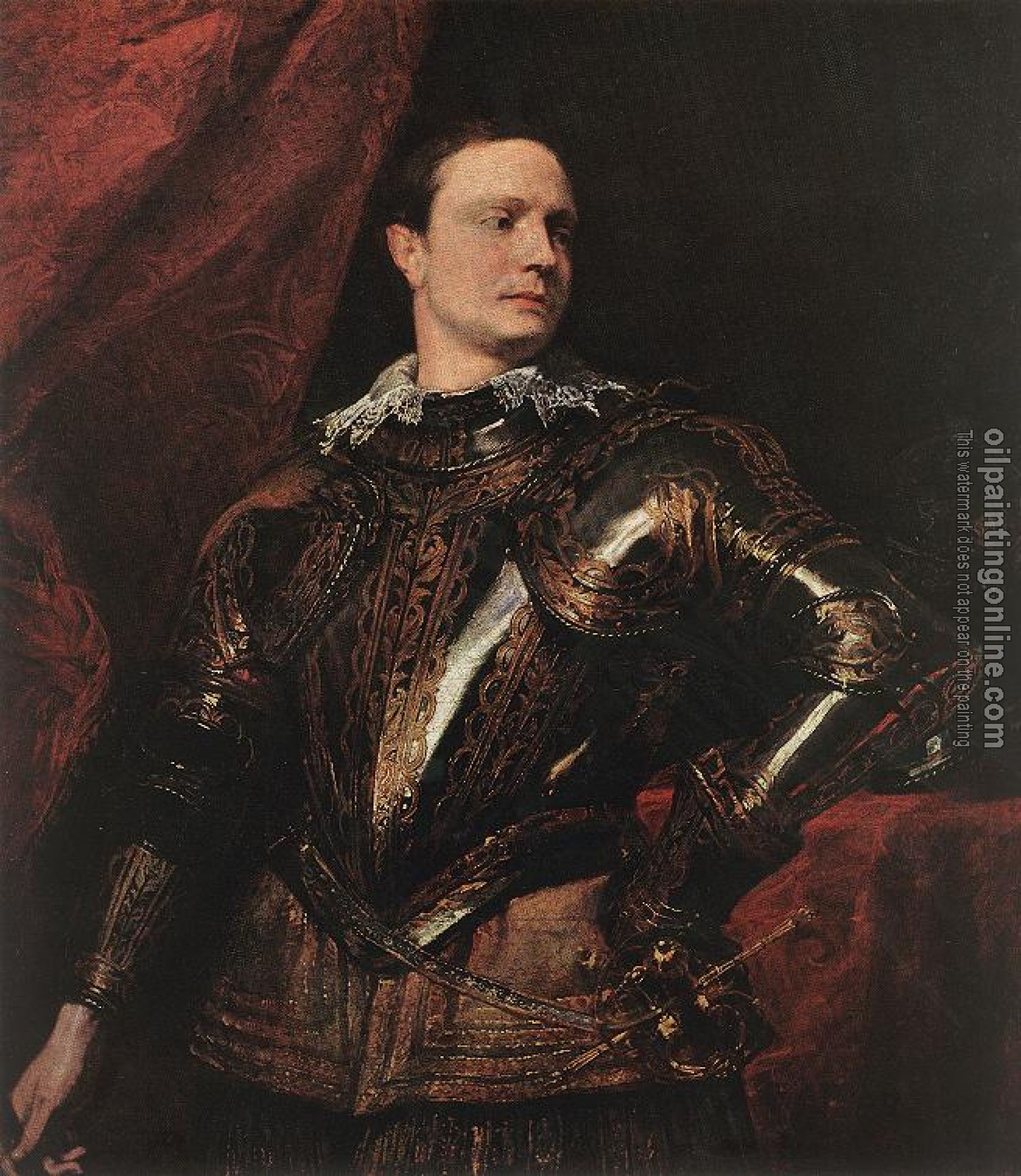 Dyck, Anthony van - Portrait of a Young General